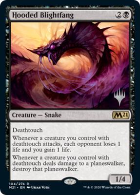 Hooded Blightfang card from Promo Pack: Core Set 2021