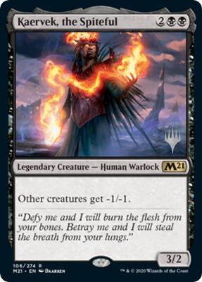Kaervek, the Spiteful card from Promo Pack: Core Set 2021