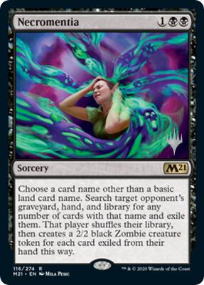 Necromentia card from Promo Pack: Core Set 2021