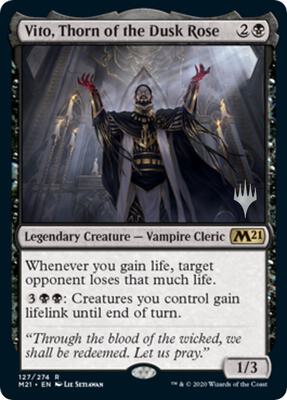 Vito, Thorn of the Dusk Rose card from Promo Pack: Core Set 2021
