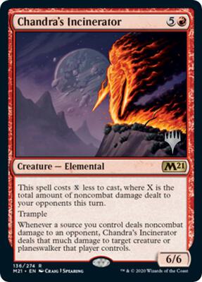 Chandra's Incinerator card from Promo Pack: Core Set 2021