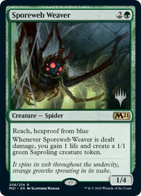 Sporeweb Weaver card from Promo Pack: Core Set 2021