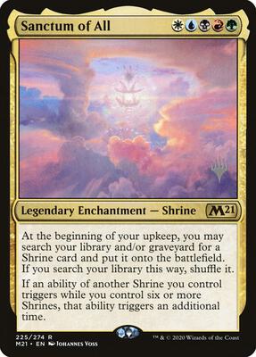 Sanctum of All card from Promo Pack: Core Set 2021