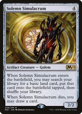 Solemn Simulacrum card from Promo Pack: Core Set 2021