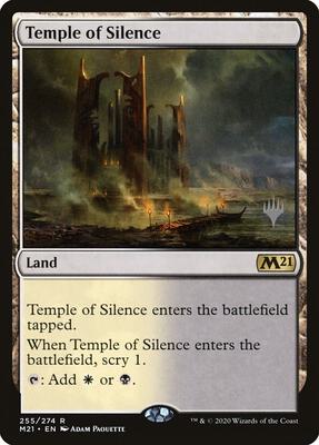 Temple of Silence card from Promo Pack: Core Set 2021