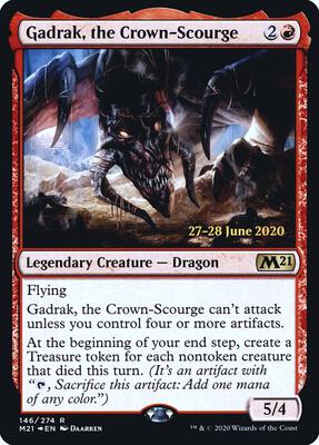 Gadrak, the Crown-Scourge card from Prerelease Cards