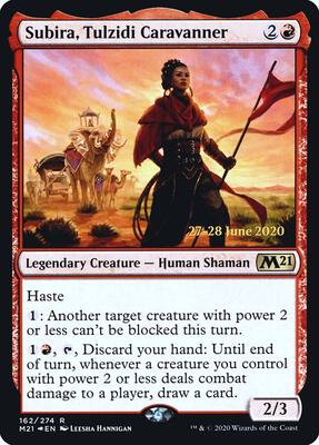Subira, Tulzidi Caravanner card from Prerelease Cards