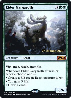 Elder Gargaroth card from Prerelease Cards