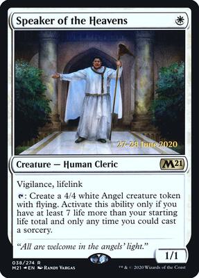Speaker of the Heavens card from Prerelease Cards