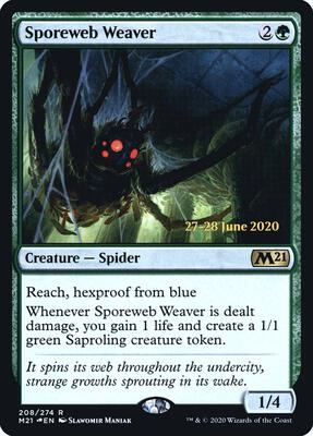 Sporeweb Weaver card from Prerelease Cards