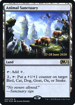 Animal Sanctuary card from Prerelease Cards