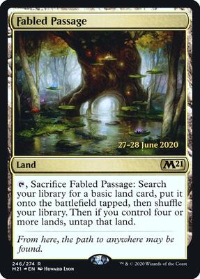 Fabled Passage (M21) card from Prerelease Cards