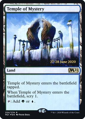Temple of Mystery (M21) card from Prerelease Cards