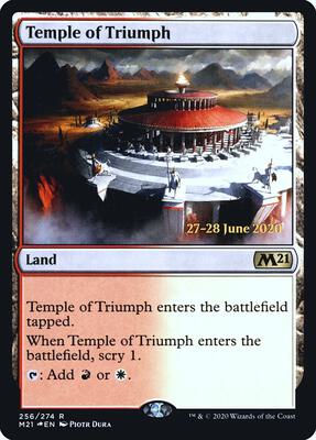 Temple of Triumph (M21) card from Prerelease Cards