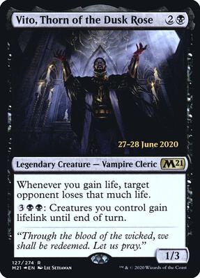 Vito, Thorn of the Dusk Rose card from Prerelease Cards