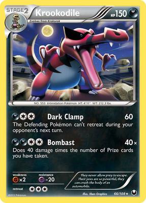 Krookodile - 66/108 card from Deck Exclusives