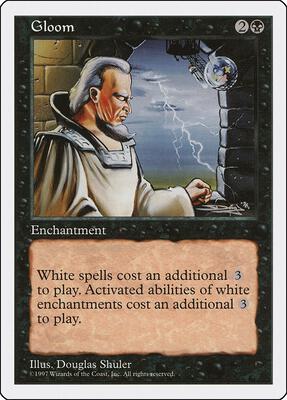 Gloom card from Fifth Edition