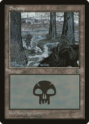 Swamp (164) card from Portal Second Age