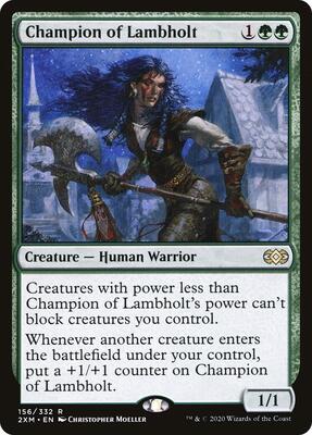 Champion of Lambholt card from Double Masters