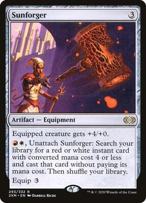 Sunforger card from Double Masters