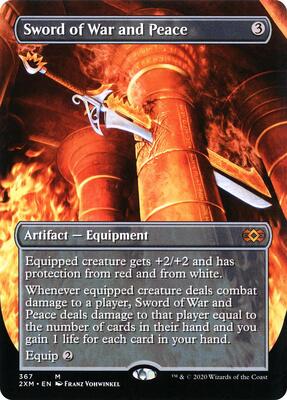 Sword of War and Peace (Borderless) card from Double Masters