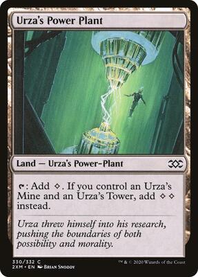 Urza's Power Plant card from Double Masters
