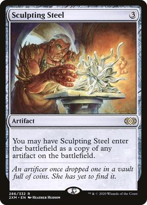 Sculpting Steel card from Double Masters