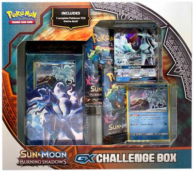 Alolan Ninetales GX Challenge Box card from SM - Burning Shadows