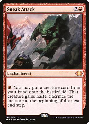 Sneak Attack card from Double Masters