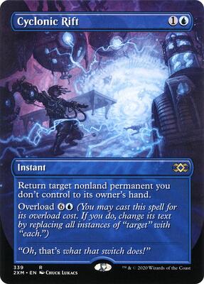 Cyclonic Rift (Borderless) card from Double Masters