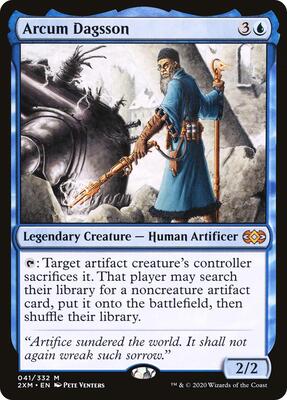 Arcum Dagsson card from Double Masters