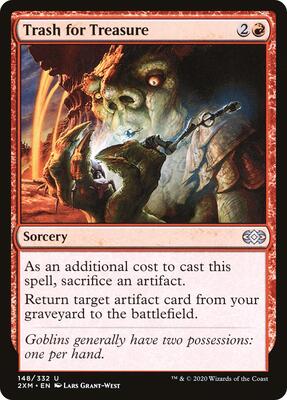 Trash for Treasure card from Double Masters