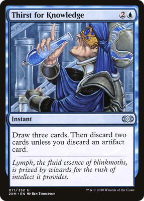 Thirst for Knowledge card from Double Masters