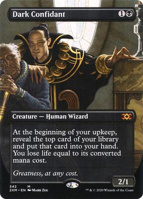 Dark Confidant (Borderless) card from Double Masters