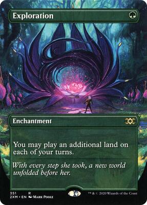 Exploration (Borderless) card from Double Masters