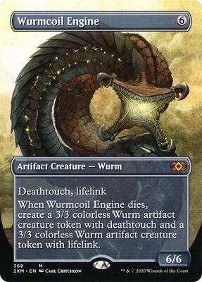 Wurmcoil Engine (Borderless) card from Double Masters