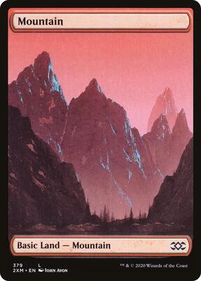 Mountain (379) card from Double Masters