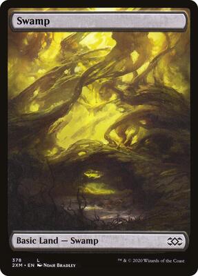 Swamp (378) card from Double Masters
