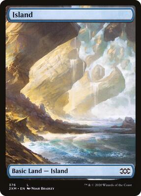 Island (376) card from Double Masters