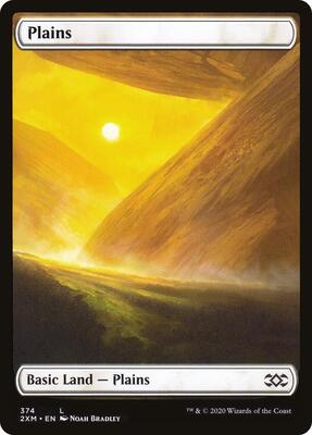 Plains (374) card from Double Masters