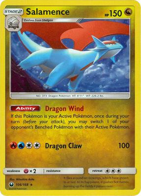 Salamence - 106/168 (Cosmos Holo) card from Miscellaneous Cards & Products