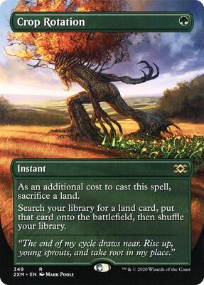 Crop Rotation (Borderless) card from Double Masters