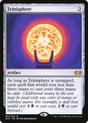 Trinisphere card from Double Masters