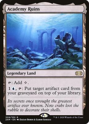 Academy Ruins card from Double Masters