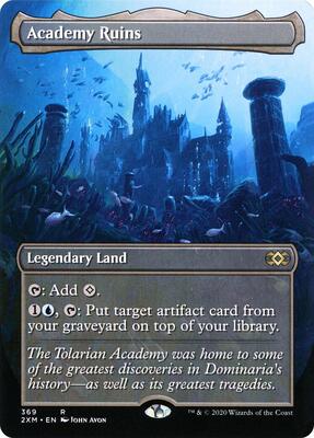 Academy Ruins (Borderless) card from Double Masters