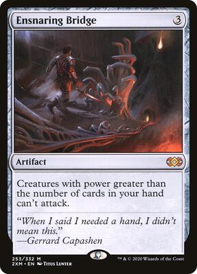 Ensnaring Bridge card from Double Masters