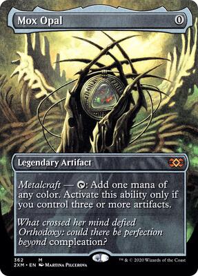 Mox Opal (Borderless) card from Double Masters