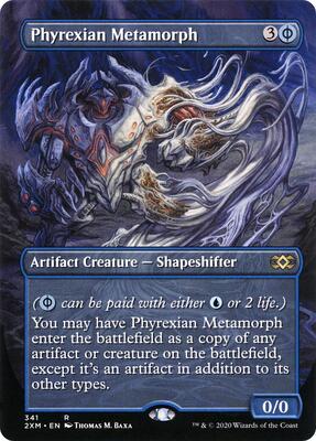 Phyrexian Metamorph (Borderless) card from Double Masters