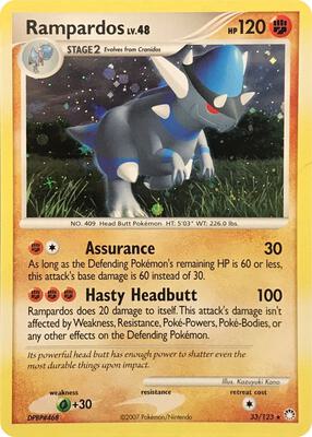 Rampardos - 33/123 (Cosmos Holo) card from Deck Exclusives
