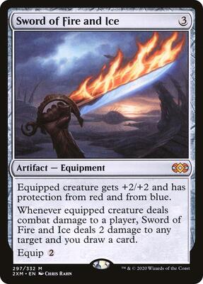 Sword of Fire and Ice card from Double Masters